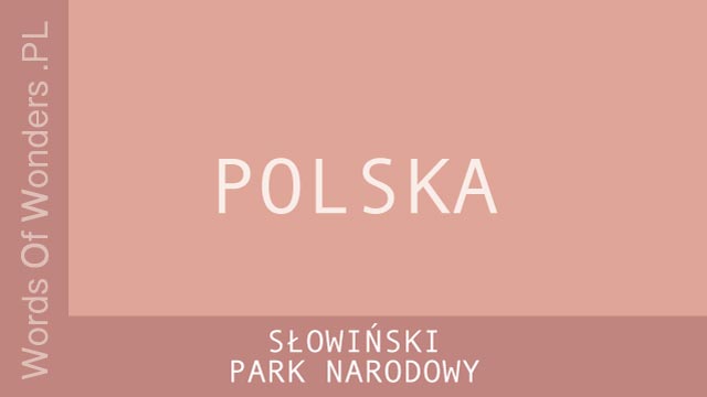 wow Słowiński Park Narodowy